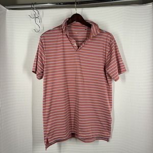 Mens columbia golf polo striped Size M